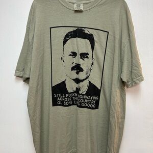 Zach Bryan Comfort Colors Green Short Sleeve Tee